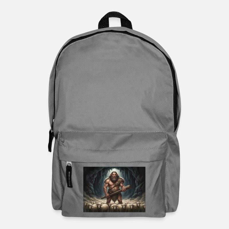 Odysseus Escape from the Cyclops’ Cave - Backpack - elephant grey