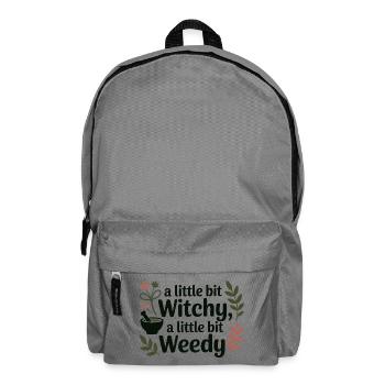 Herbalist Witchy Weedy Professional Clinical  - Backpack - elephant grey - Front