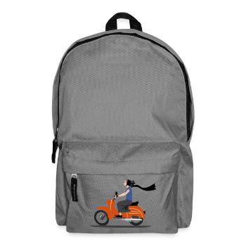 SERBSKA HOLCA MOPED - Rucksack - Mittelgrau - Vorne