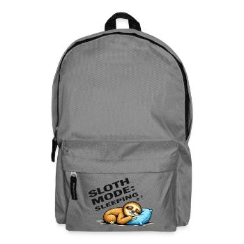 Sloth Mode Sleeping - Backpack - elephant grey - Front