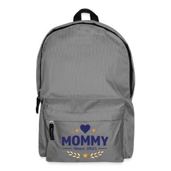Mommy Since 2025 – Proud Mom Design - Backpack - elephant grey - Front
