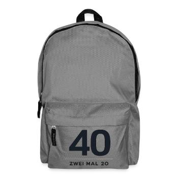 40 Years of Twice 20 Design - Backpack - elephant grey - Front
