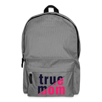 True Mom Mother Love Authenticity Art - Backpack - elephant grey - Front