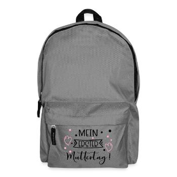 Erster Muttertag Baby - Rucksack - Mittelgrau - Vorne