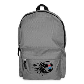 Football Holland Flag Ball Design - Backpack - elephant grey - Front