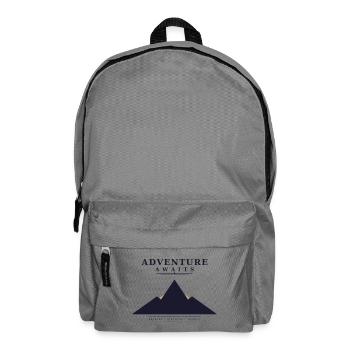 Adventure Awaits - Rucksack - Mittelgrau - Vorne