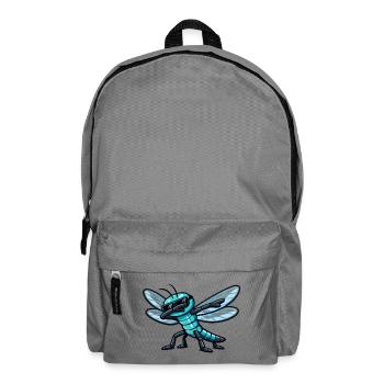 Dabbing Libelle - Rucksack - Mittelgrau - Vorne