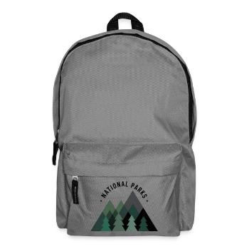 Nationalpark Natur Berge Wald Wandern Ausflug - Rucksack - Mittelgrau - Vorne