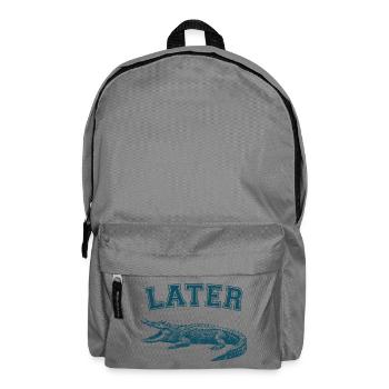 Alligator ultérieur - Sac à dos - gris éléphant - Devant