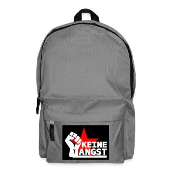 Widerstand - Keine Angst - Rucksack - Mittelgrau - Vorne
