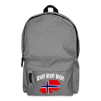 Norvège des fjords Norge Navire scandinave ro-viking - Sac à dos - gris éléphant - Devant