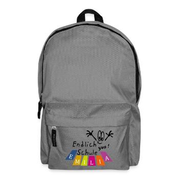 endlich Schule Emilia - Rucksack - Mittelgrau - Vorne