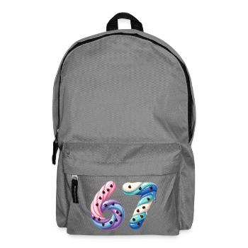 Candy Swirl 67 meme - Backpack - elephant grey - Front