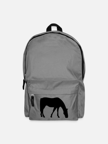 Pferd - Rucksack - Mittelgrau
