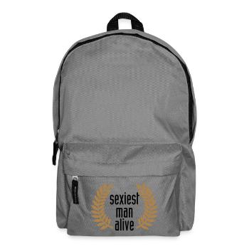 sexiest man alive - Backpack - elephant grey - Front