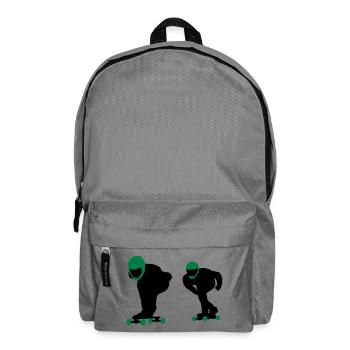 Longboard - Rucksack - Mittelgrau - Vorne