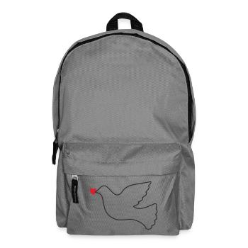 Colombe de la Paix Paix Liberté - Sac à dos - gris éléphant - Devant