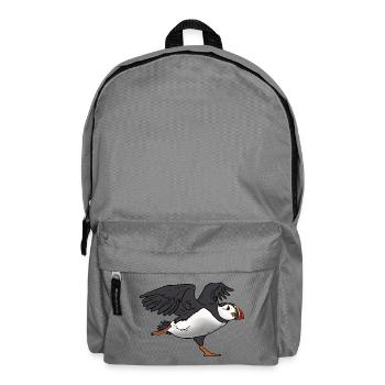 Papageientaucher - Rucksack - Mittelgrau - Vorne
