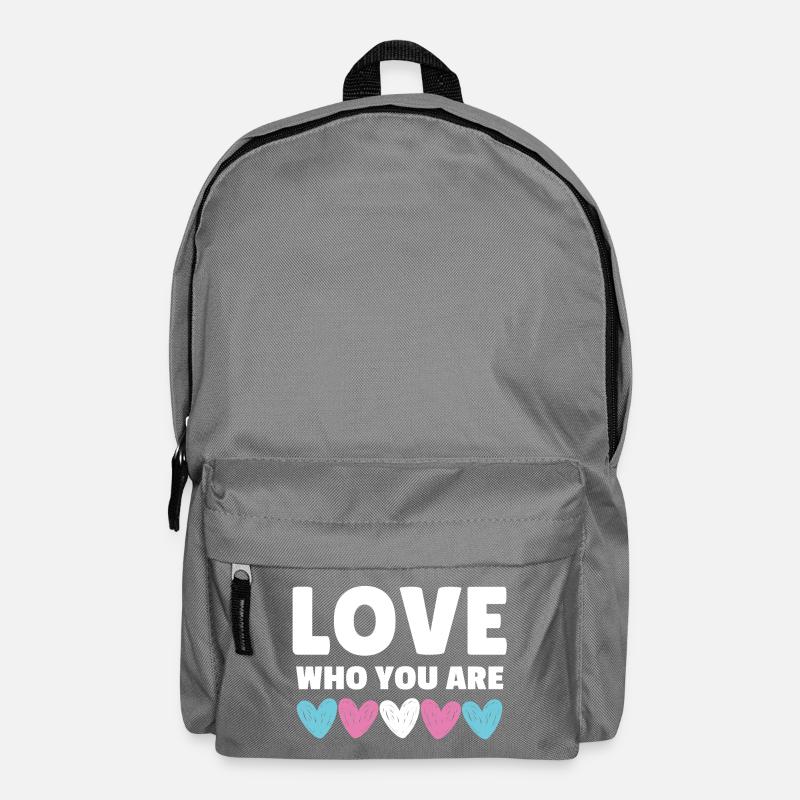 Transgender. Liebe, wer du bist - Rucksack - Mittelgrau