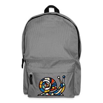 Snail - Backpack - elephant grey - Front