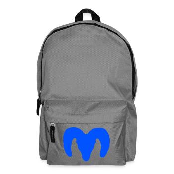 Bighorn Sheep Silhouette – Wild and Majestic - Backpack - elephant grey - Front