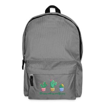 Kaktus Trio - Hanging with my gang - Rucksack - Mittelgrau - Vorne