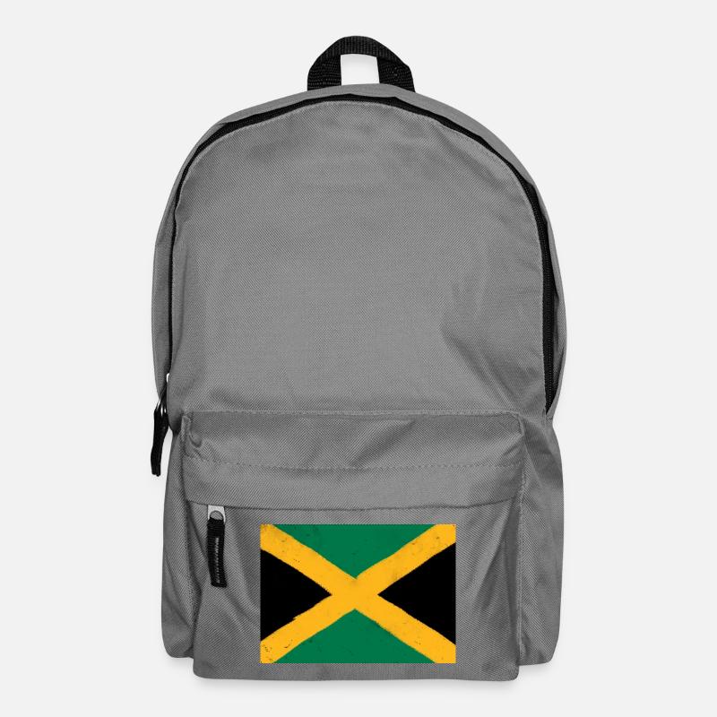 Flag of Jamaica - Backpack - elephant grey