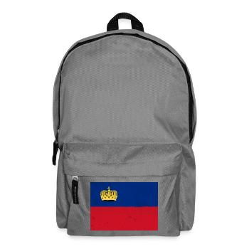 Drapeau du Liechtenstein - Sac à dos - gris éléphant - Devant