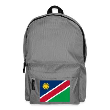 Flagge von Namibia - Rucksack - Mittelgrau - Vorne