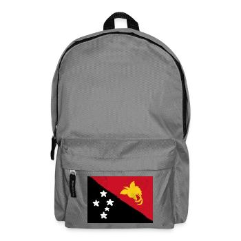 Flag of Papua New Guinea - Backpack - elephant grey - Front
