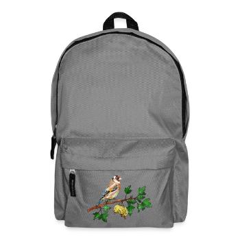Bunter Vogel - Rucksack - Mittelgrau - Vorne