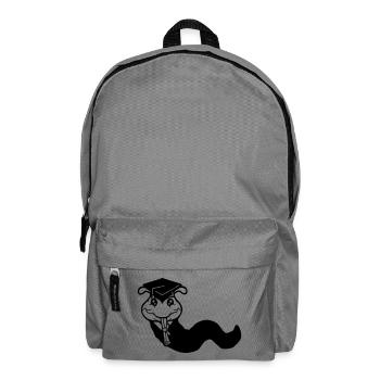 Caterpillar High School Graduation Passed College Worm - Backpack - elephant grey - Front