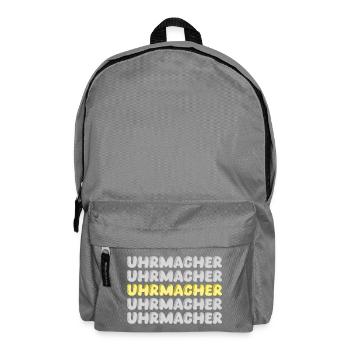 Gift for watchmakers - Backpack - elephant grey - Front