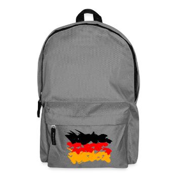 Germany Flag Graffiti Design - Backpack - elephant grey - Front