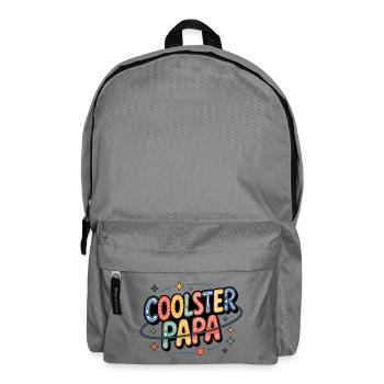 Coolest Dada Neon Colors - Backpack - elephant grey - Front