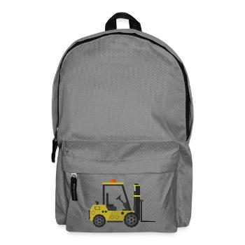 Gabelstapler - Rucksack - Mittelgrau - Vorne