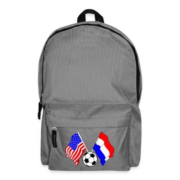 Football Pays-Bas vs États-Unis - Sac à dos - gris éléphant - Devant