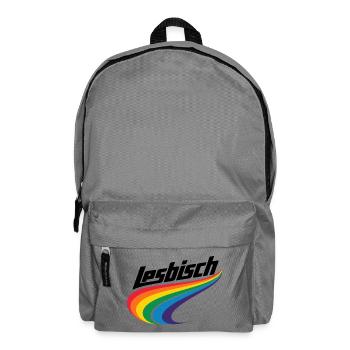 Lesbian Rainbow Pride LGBTQ CSD Love Is Love - Backpack - elephant grey - Front