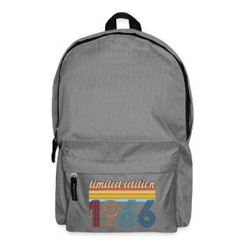 Anniversaire Vintage 1966 Rétro Cadeau Né En 1966 - Sac à dos - gris éléphant - Devant