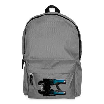 Space Drop Lasercutter - Rucksack - Mittelgrau - Vorne