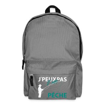 Je peux pas J'ai Peche - Sac à dos - gris éléphant - Devant