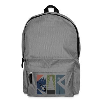 Piece Of Japan - Modern Japanese Art - Backpack - elephant grey - Front