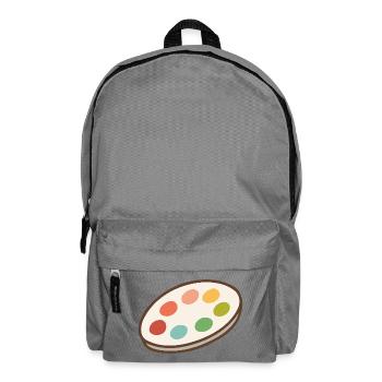 Vibrant palette of inspiration - Backpack - elephant grey - Front