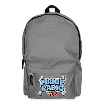 Manip Radio Humor Symbole und Logos Radiologie - Rucksack - Mittelgrau - Vorne