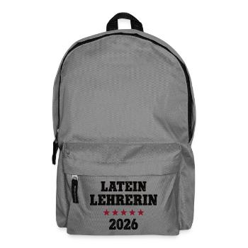 Latin Teacher 2026 Occupation Study Latin Teacher Training - Backpack - elephant grey - Front