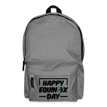 Happy Equinox Day Easter Ostara Blessings - Backpack - elephant grey - Front