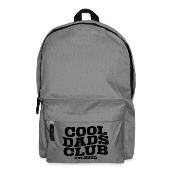 Cool Dads Club - Father's Day Dad Gift - Backpack - elephant grey - Front