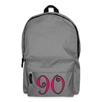 90. 90 YEARS. 90th ANNIVERSARY. 90 YEARS ANNIVERSARY. - Backpack - elephant grey - Front