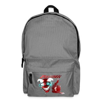 Grinning Thumb Pop Art Halftone - Backpack - elephant grey - Front