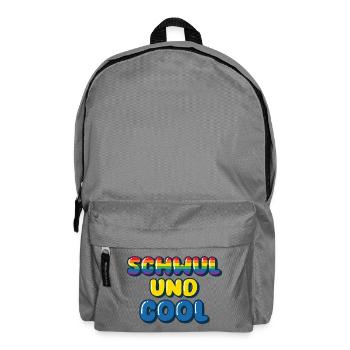 Gay and Cool / CSD, Pride design - Backpack - elephant grey - Front